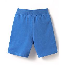 Babyhug Single Jersey Knit Sleeveless Printed Tank T-Shirt & Shorts Set - Blue
