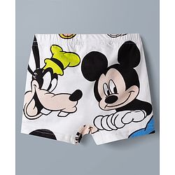 Babyhug Disney Single Jersey Knit Trunks With Mickey Mouse Graphics Pack of 3 - Multicolor