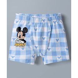 Babyhug Disney Single Jersey Knit Trunks With Mickey Mouse Graphics Pack of 3 - Multicolor