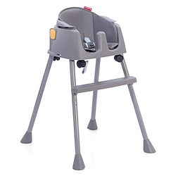 Babyhug 4 in 1 Convertible High Chair with Adjustable Height & Comfortable Seat - White