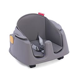 Babyhug 4 in 1 Convertible High Chair with Adjustable Height & Comfortable Seat - White
