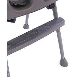 Babyhug 4 in 1 Convertible High Chair with Adjustable Height & Comfortable Seat - White