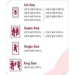 Babyhug 100% Cotton Waterproof Fitted Mattress Protector Cover - Maroon