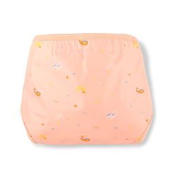 Babyhug Waterproof Both Side Plastic Nappy Small Size Set of 3 - Dolphin Print| Reusable| Easy to Clean and Maintain| Adjustable Velcro Closure