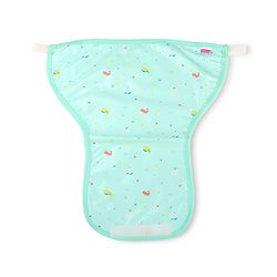 Babyhug Waterproof Both Side Plastic Nappy Small Size Set of 3 - Dolphin Print| Reusable| Easy to Clean and Maintain| Adjustable Velcro Closure