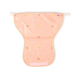 Babyhug Waterproof Nappy with Terry Inner Layer Small Size Set of 3 - Dolphin Print| Reusable| Easy to Clean and Maintain| Adjustable Velcro Closure