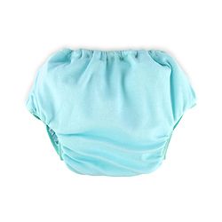 Babyhug Waterproof Pant Style Nappy with Elastic Small Size Set of 3 - Dolphin Print| Reusable| Easy to Clean and Maintain| Leak Proof| Soft Terry Inner Lining