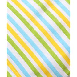 Babyhug 100% Cotton Knit Sleeveless Striped Sando - Light Green