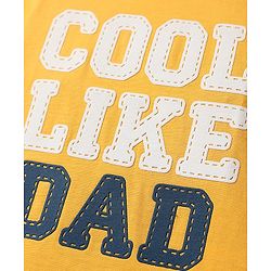 Babyhug Cotton Knit Half Sleeves T-Shirts With I Have Super Power Text Graphics Pack Of 2 - Navy Blue & Yellow