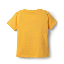 Babyhug Cotton Knit Half Sleeves T-Shirts With I Have Super Power Text Graphics Pack Of 2 - Navy Blue & Yellow