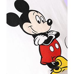 Babyhug Disney Single Jersey Knit Half Sleeves Shirt & T-Shirt With Mickey Mouse Print - Multicolor