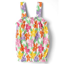 Babyhug Single Jersey Knit Sleeveless Top & Shorts with Floral Print - Pink