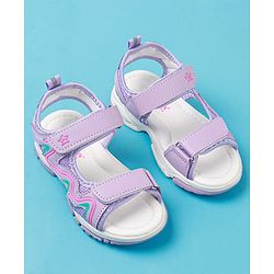 Cute Walk by Babyhug Sandals with Velcro Closure - Purple