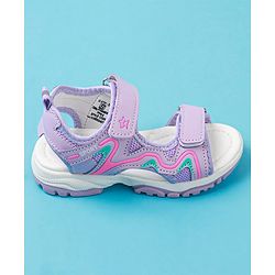 Cute Walk by Babyhug Sandals with Velcro Closure - Purple