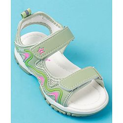 Cute Walk by Babyhug Sandals with Velcro Closure - Purple