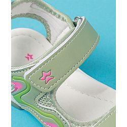 Cute Walk by Babyhug Sandals with Velcro Closure - Purple
