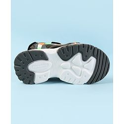 Cute Walk by Babyhug Velcro Closure Sandals with 3D Applique - Navy Blue