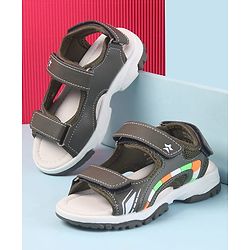 Cute Walk by Babyhug Velcro Closure Sandals with 3D Applique - Navy Blue