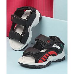 Cute Walk by Babyhug Velcro Closure Sandals with 3D Applique - Navy Blue