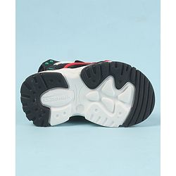 Cute Walk by Babyhug Velcro Closure Sandals with 3D Applique - Navy Blue