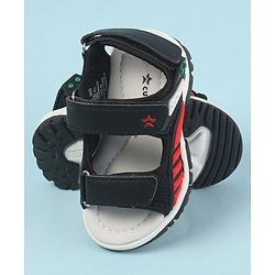 Cute Walk by Babyhug Velcro Closure Sandals with 3D Applique - Navy Blue