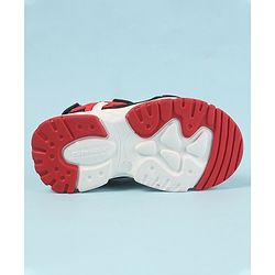Cute Walk by Babyhug Velcro Closure Sandals with 3D Applique - Navy Blue
