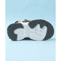 Cute Walk by Babyhug Velcro Closure Sandals with 3D Applique - Olive Green