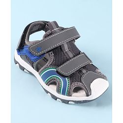 Cute Walk by Babyhug Sandals with Velcro Closure - Grey