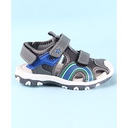 Cute Walk by Babyhug Sandals with Velcro Closure - Grey