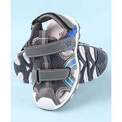 Cute Walk by Babyhug Sandals with Velcro Closure - Grey