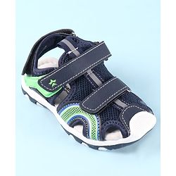 Cute Walk by Babyhug Sandals with Velcro Closure - Grey