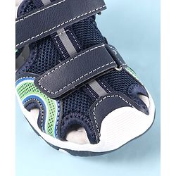 Cute Walk by Babyhug Sandals with Velcro Closure - Grey