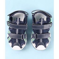 Cute Walk by Babyhug Sandals with Velcro Closure - Grey