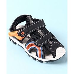 Cute Walk by Babyhug Sandals with Velcro Closure - Grey