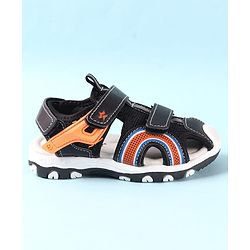 Cute Walk by Babyhug Sandals with Velcro Closure - Grey