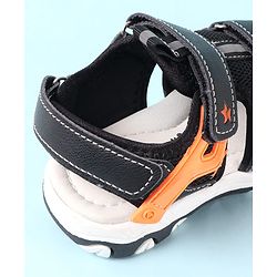 Cute Walk by Babyhug Sandals with Velcro Closure - Grey