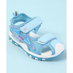 Cute Walk by Babyhug Velcro Closure Solid Color Sandals  - Pink