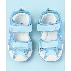 Cute Walk by Babyhug Velcro Closure Solid Color Sandals  - Pink