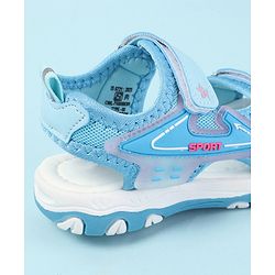 Cute Walk by Babyhug Velcro Closure Solid Color Sandals  - Pink