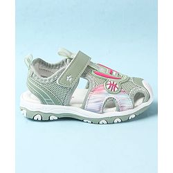 Cute Walk by Babyhug Velcro Closure Sandals - Green