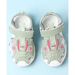 Cute Walk by Babyhug Velcro Closure Sandals - Green