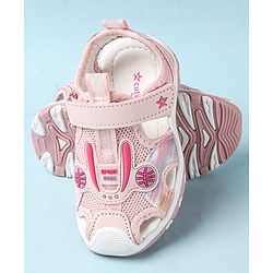 Cute Walk by Babyhug Velcro Closure Sandals - Green