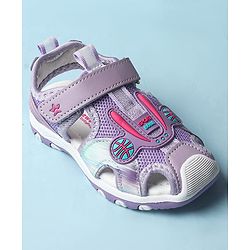 Cute Walk by Babyhug Velcro Closure Sandals - Green