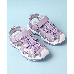 Cute Walk by Babyhug Velcro Closure Sandals With Lace Detailing - Pink