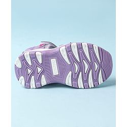 Cute Walk by Babyhug Velcro Closure Sandals With Lace Detailing - Pink