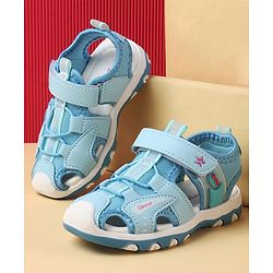 Cute Walk by Babyhug Velcro Closure Sandals With Lace Detailing - Pink