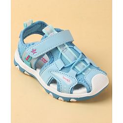 Cute Walk by Babyhug Velcro Closure Sandals With Lace Detailing - Pink