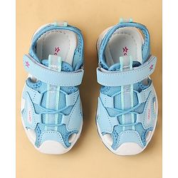 Cute Walk by Babyhug Velcro Closure Sandals With Lace Detailing - Pink