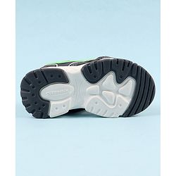 Cute Walk by Babyhug Sandals with Velcro Closure & Star Applique - Navy Blue