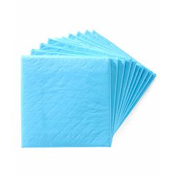 Babyhug Disposable Diaper Changing Mat Medium Size Pack of 10 - Blue